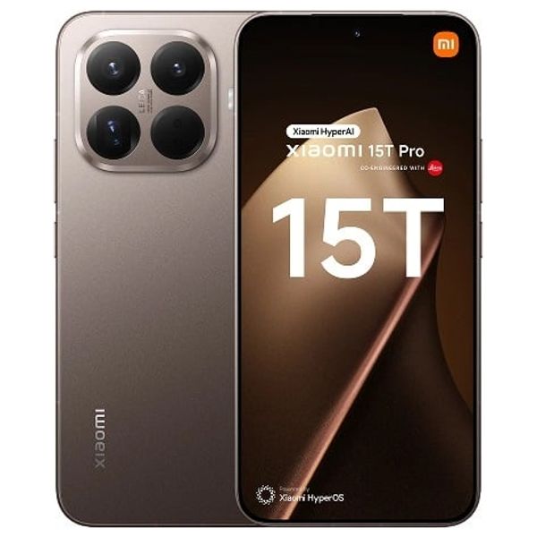 شاومي 15T برو - دبل سيم - 6.83 انج 144 هيرتز اموليد - ميدياتك دايمنسيتي 9400+ (3nm) - بحجم بطارية 5500 مللي امبير 