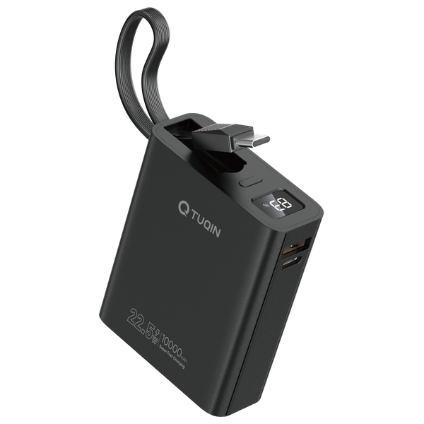  باور بانك كيو-توكين  - 10000mAh - اسود - QP22 