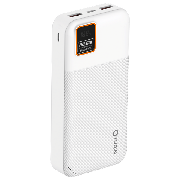  باور بانك كيو-توكين - 20000mAh - أبيض - QP07 