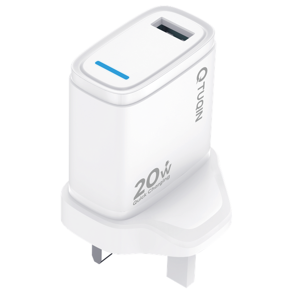 شاحن جداري كيو-توكين QP36 - ابيض