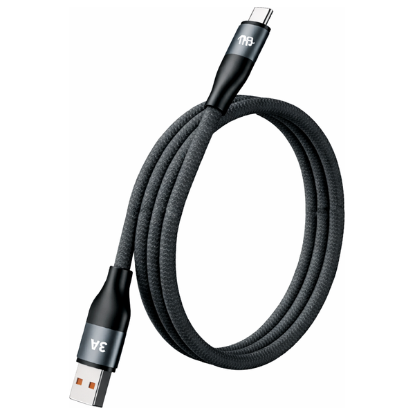 Nine CL 018 - Cable USB To USB-C - 1m - 18W - With Keychain - Black