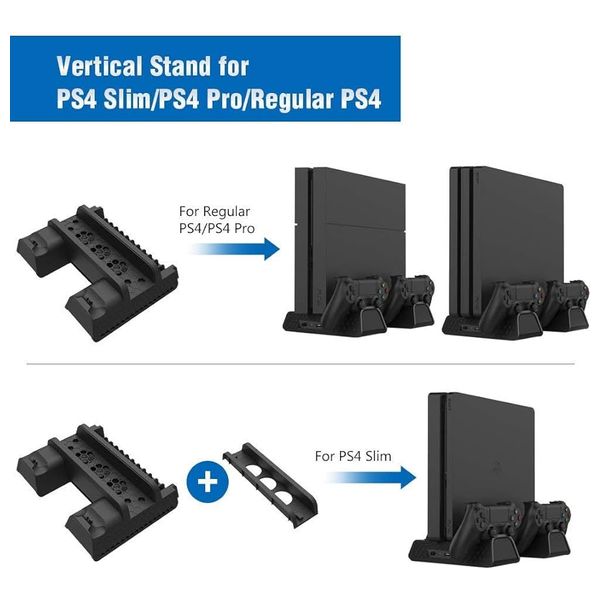  Sony - Vertical Stand - for PlayStation 4 - Black 