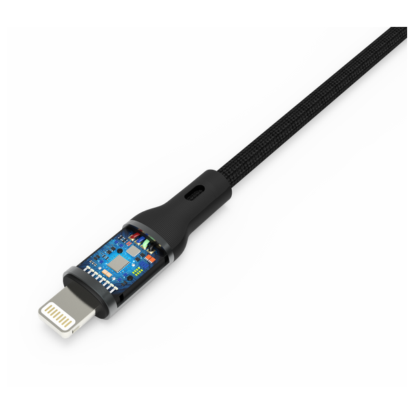 Nine CL 011 - Cable USB-C To Lightning - 1 m - 27W - Black 