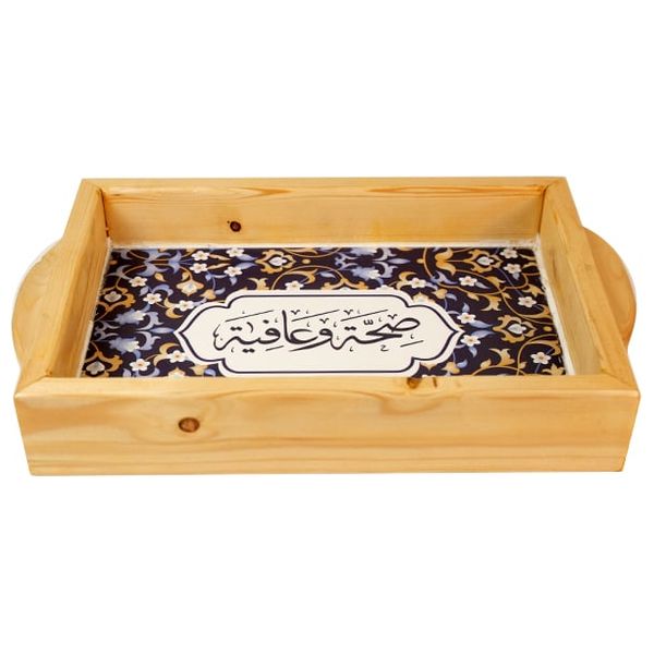 Seen Serving tray - 23X33 cm - Blue