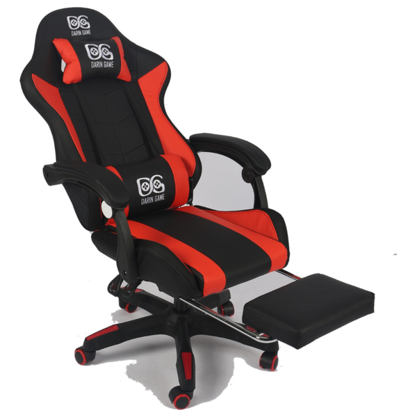  Darin Game Newroz RGB Pro - Gaming Chair - RGB Lighting - Lumbar Massage - Footrest - Red 