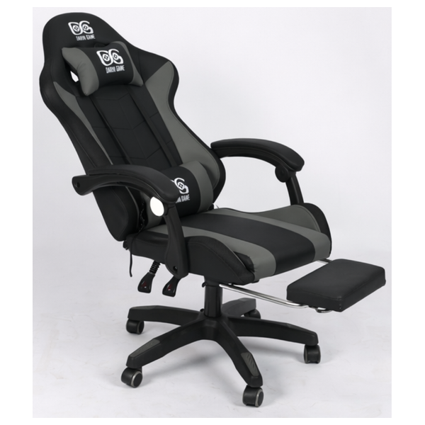  Darin Game Newroz RGB Pro - Gaming Chair - RGB Lighting - Lumbar Massage - Footrest - Grey 