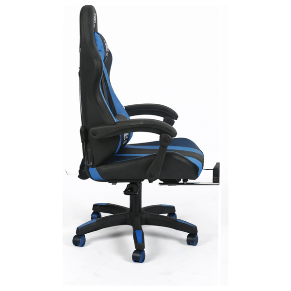  Darin Game Gaming Chair - RGB Lighting - Massage - Footrest - Black 