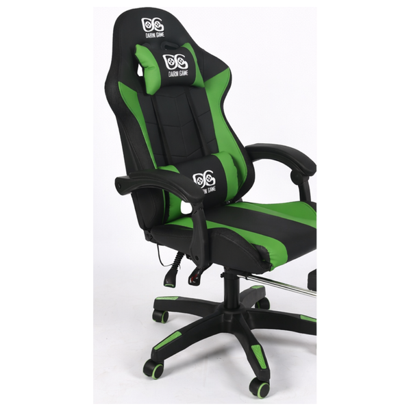  Darin Game Newroz RGB Pro - Gaming Chair - RGB - Lumbar Massage - Footrest - Green 