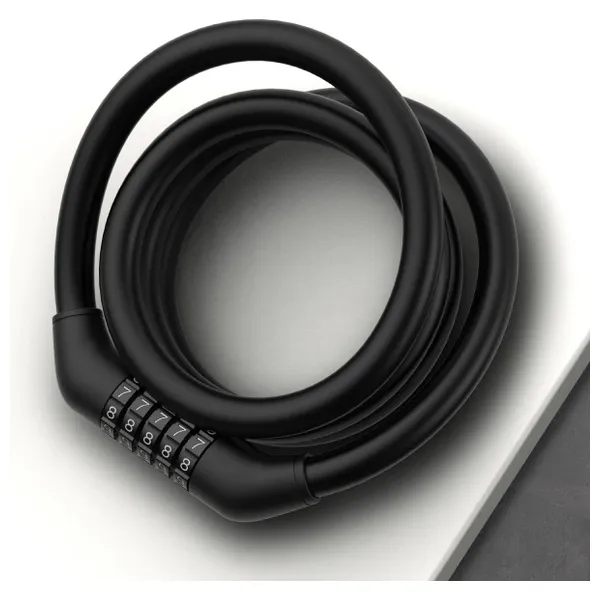  Xiaomi - Electric Scooter Cable Lock - 5-Digit Combination Security - 1.2m - Black 