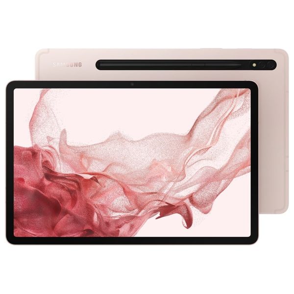  سامسونج كلاكسي تاب S8 واي فاي - شاشة بحجم 11 انج , LTPS LCD - بطارية بحجم 8000 مللي امبير - وردي 