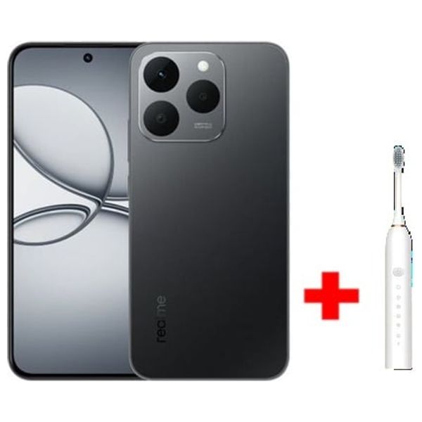 Realme 15T - 6.57-Inch AMOLED, 120Hz refresh rate - MediaTek Dimensity 6400 Max (5G, Octa-Core, 6nm) - 7000mAh battery + ToothBrush
