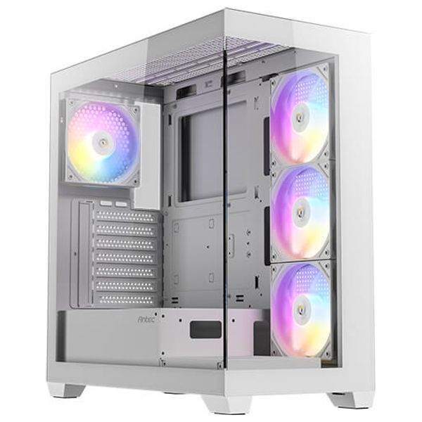  Antec CX300 - Computer Case - 4 Fans - ARGB - White 