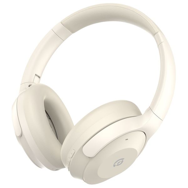 سماعة بلوتوث حول الاذن باورولوجي - PWLAU016 CM - بطارية بحجم 600 مللي امبير - بلوتوث 5.4 - كريمي