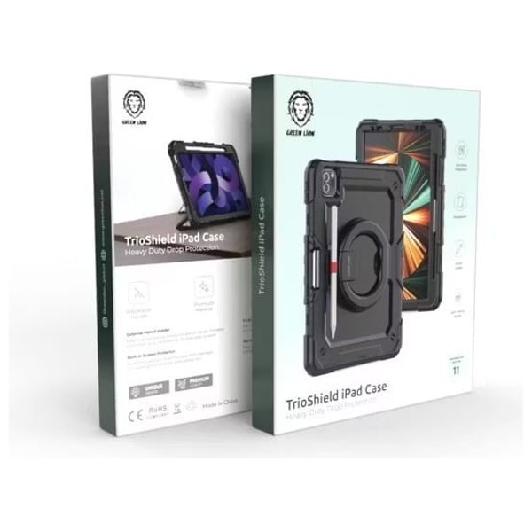  Green Lion TrioShield Case for iPad 11" - Black 
