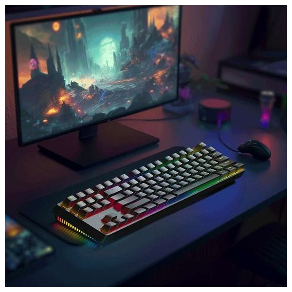  Porodo PDX220 RSW - Wireless Keyboard - RGB - Up to 10 hours - Black 