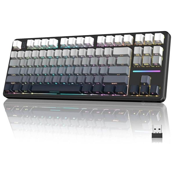  Attack Shark X87 - Wireless Mechanical Keyboard - 4000mAh - Bluetooth 5 - Black 