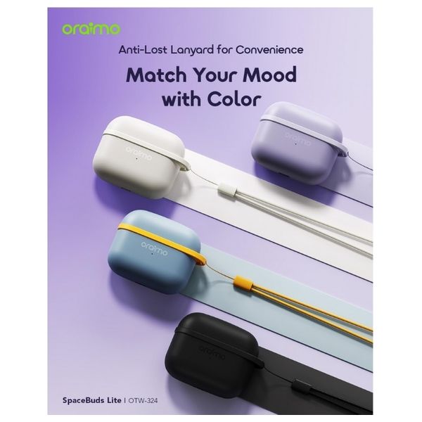 Oraimo OTW 324 - Bluetooth Headphone In Ear - Up to 38 hours - Bluetooth 5.4 - Black