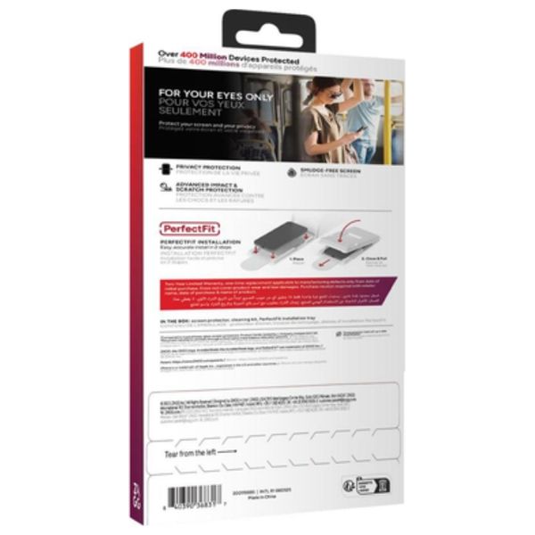  Zagg - Privacy Screen Protector - iPhone 17 - Black 