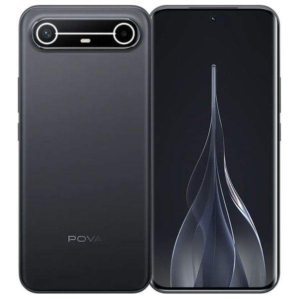  Tecno Pova Slim 5G - Dual SIM - 144Hz 3D AMOLED Display - MediaTek Dimensity 6400 - 5160mAh, 45W Charging, AI + Free Gift 