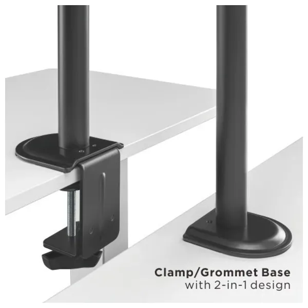  Avetron MA401 Articulating Monitor Arm with Laptop Tray - Gray 