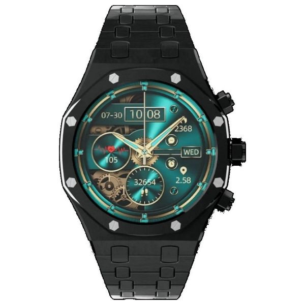  Porodo CristalloAP - Smart Watch - 1.43 inch - Amoled - 260mAh -Black 