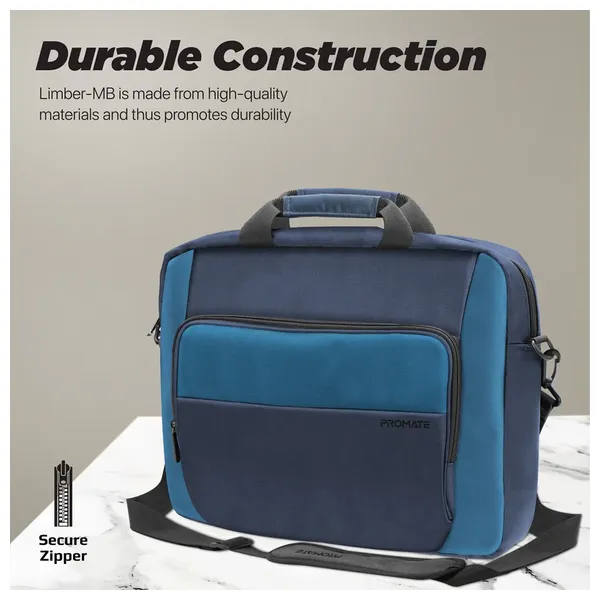  Promate Limber MB - Shoulder Bag - Lightweight & Multi-Pocket - 15.6 Inch 