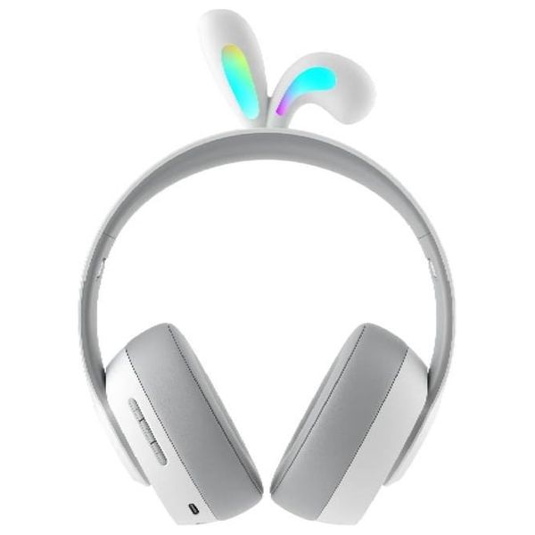  Porodo Soundtec Kids - Bluetooth Headphone Over Ear - LED - Wireless Bluetooth range up to 15 meters - Up To 15 hours - Gray 
