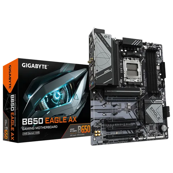  Gigabyte B650 Eagle AX - Motherboard - Black 