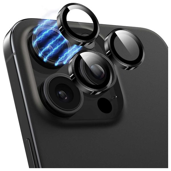 GREEN LION Camera Protector For iPhone 15 Pro & 15 Pro Max - Blue