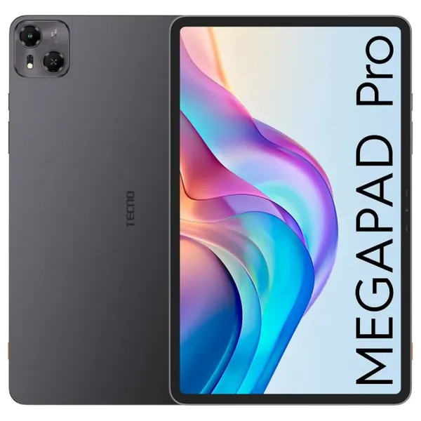  Tecno MegaPad Pro - Single SIM - 12-inch IPS Display - MediaTek Helio G100 - 10000mAh, 33W Charging with AI Features + Free Gift 