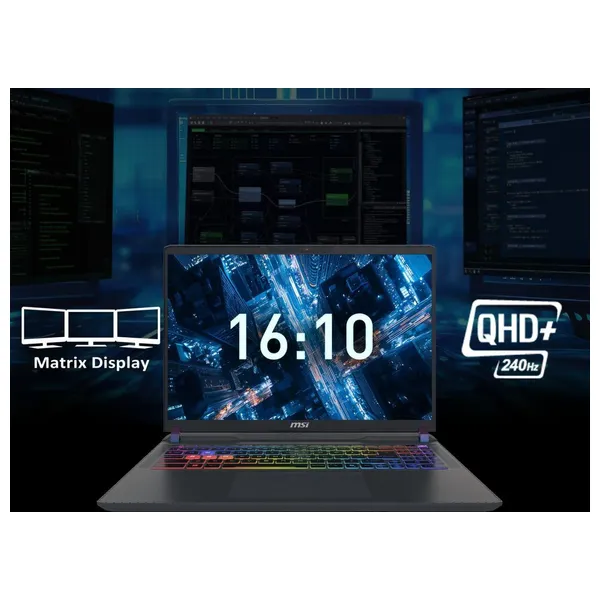  MSI Vector 16 9S7-15M352-618 - 16.1 Inch - Ultra 9 275HX - 32GB - 1TB SSD - RTX 5090 24GB - Dos 