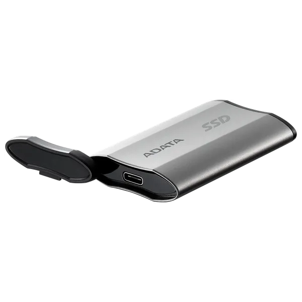 قرص صلب خارجي من اي داتا SD810 SSD سعة 1 تيرابايت - رمادي 