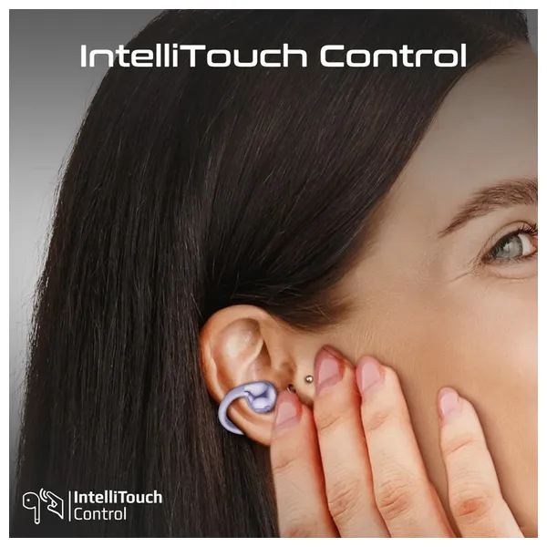 سماعة بلوتوث داخل الاذن بروميت - AirClip - بطارية تعمل لمدة 6 ساعات - بلوتوث 5.4 - بنفسجي