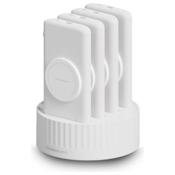  Powerology PPBCHA2641WH - Power bank - 10000mAh - Fast Charging 100W - White 