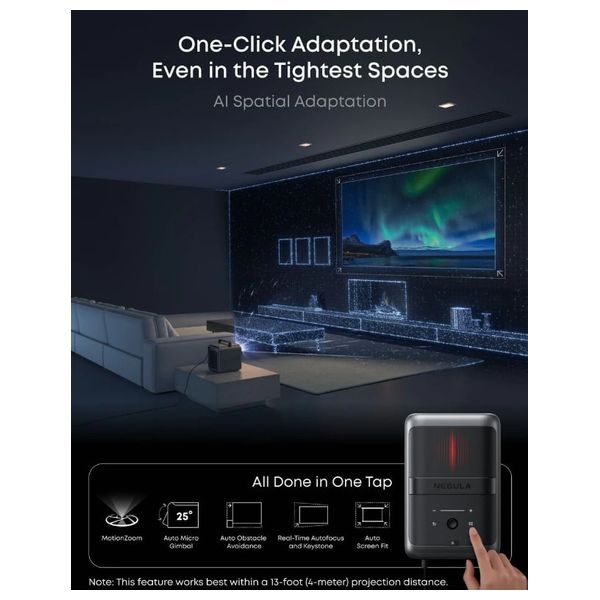  داتا شو انكر - Nebula X1 - مصباح يعمل لمدة 30000 ساعة - رمادي 