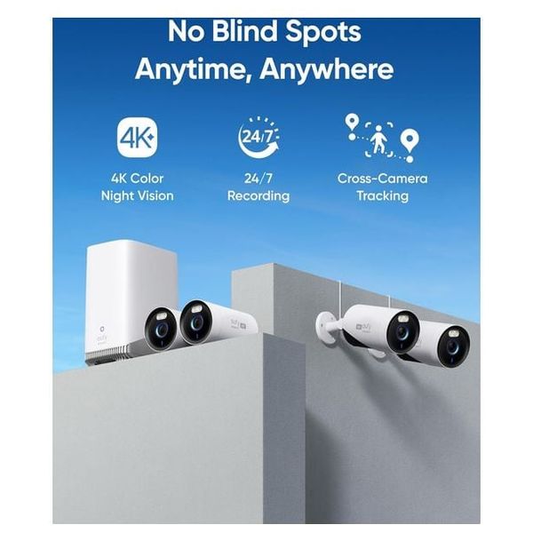  Anker T8600321 - Home Security Camera - 4K - White 