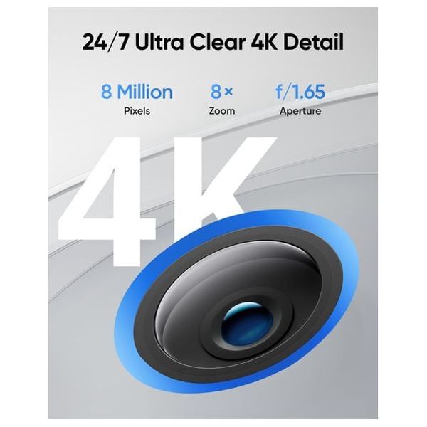  Anker T8600321 - Home Security Camera - 4K - White 