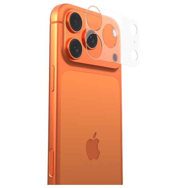  حماية عدسة الكاميرا ديفيا ل هاتف ايفون 17 برو ماكس - شفاف 