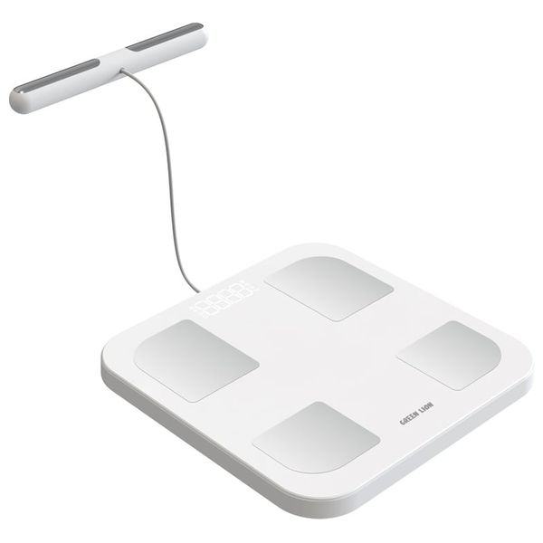 Green Lion Smart Body Scale with 8 Electrodes - Bluetooth 5 - 400 mAh - White