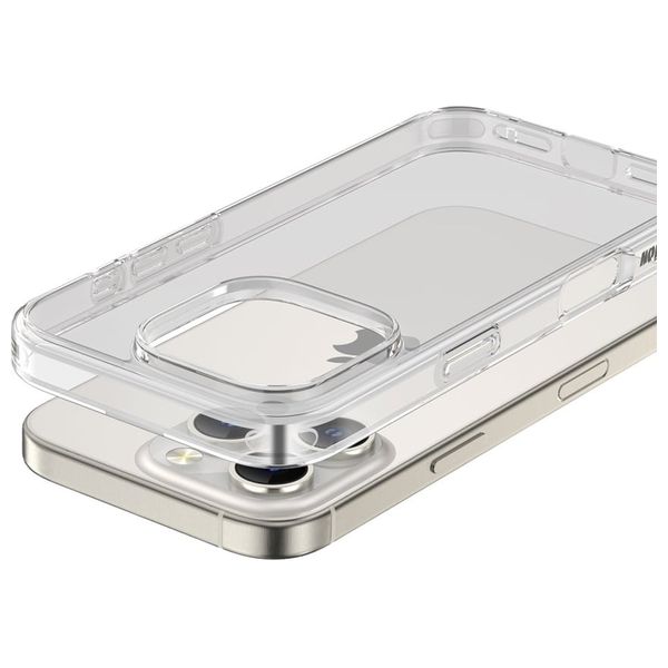  حافظة موبايل كرين ليون لجهاز ايفون 16 برو - شفاف 