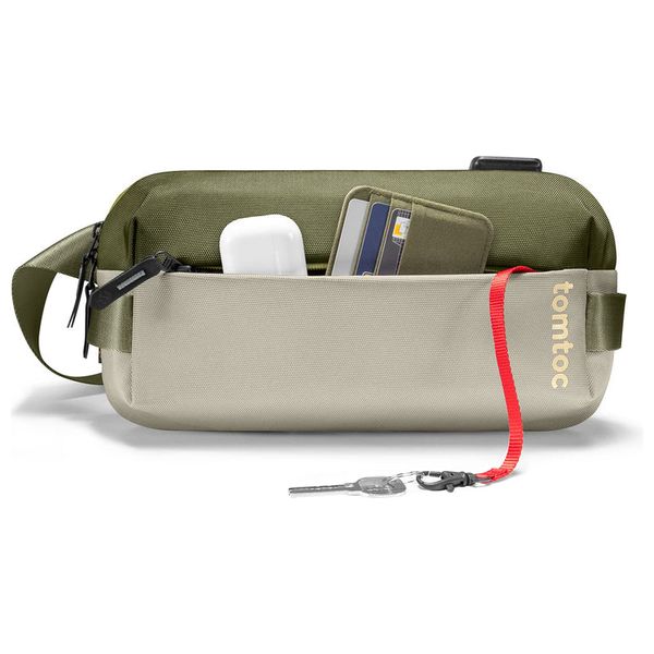 Tomtoc SlingBean T21 - Belt Bag - 8.3 Inch - water resistant - Green