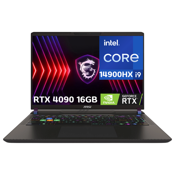  MSI Laptop 16 Inch - VECTOR16HX14693 - Intel Core i9 14900HX - 32GB/1TB SSD - NVIDIA GeForce RTX 4090 - Windows 11 