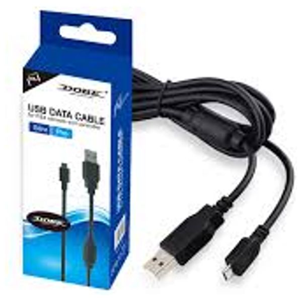 PS4 Xbox PC Controller USB Charging & Sync Cable - 2M - Black