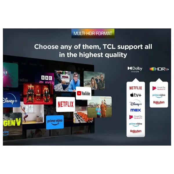  TCL 75 Inch V6C Series - Smart - 4K - UHD - 60Hz - 2025 Model 