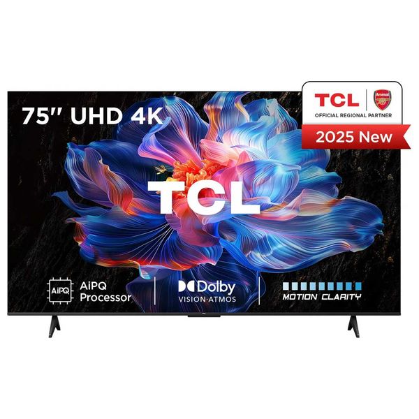  TCL 75 Inch V6C Series - Smart - 4K - UHD - 60Hz - 2025 Model 