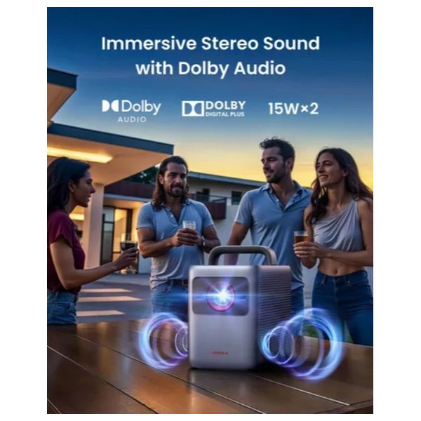  Anker D2342211 - Portable Projector - Dual 30W speakers - Gray 