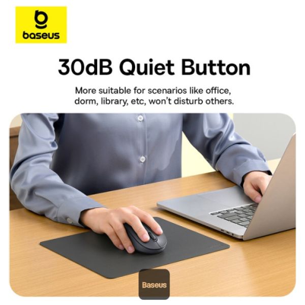 Baseus F02 - Wireless Mouse - Black 