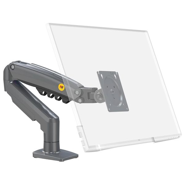 NORTH BAYOU EG NB H180 - Desk Monitor Arm - (17 to 30) Inch - Rotation 360° - NORTH BAYOU EG - Black 