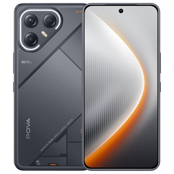  Tecno Pova 7 Ultra 5G - Dual SIM - 6.67 inch AMOLED - MediaTek Dimensity 8350 Ultimate - 6000 mAh, 70W Wired, 30W Wireless, AI Features + Free Gift 