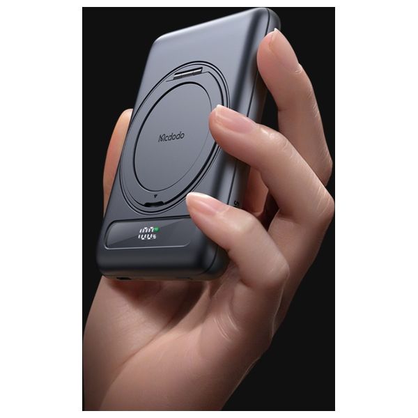  Mcdodo MC 8361 - Power bank - 5000mAh - Fast Charging 20W - 360° Ring Stand - Black 